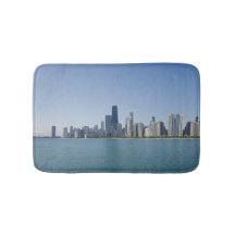 La ligne aérienne de Chicago avec Motif miroir