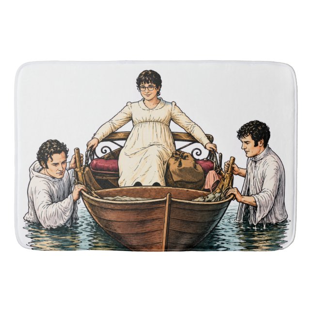 Tapis De Bain La promenade en bateau ultime de Mary Bennet  (Devant)