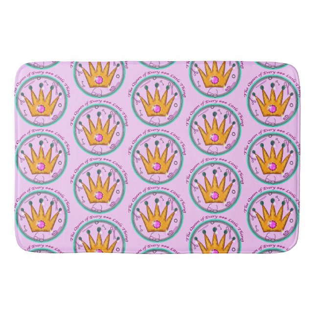Tapis De Bain La reine de chaque petite chose (Devant)