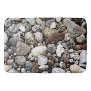 Tapis De Bain La rivière bascule des pavés ronds