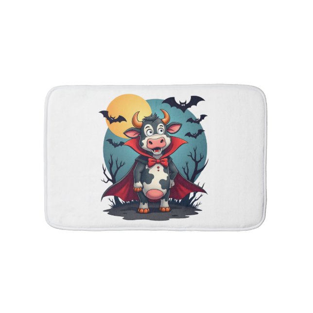 Tapis De Bain La vache Dracula se lève (Devant)