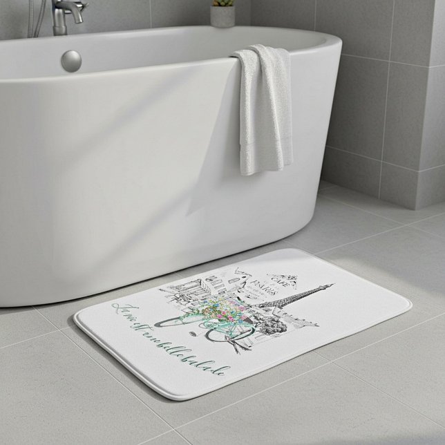 Tapis De Bain La vie est une belle balade (Créateur téléchargé)