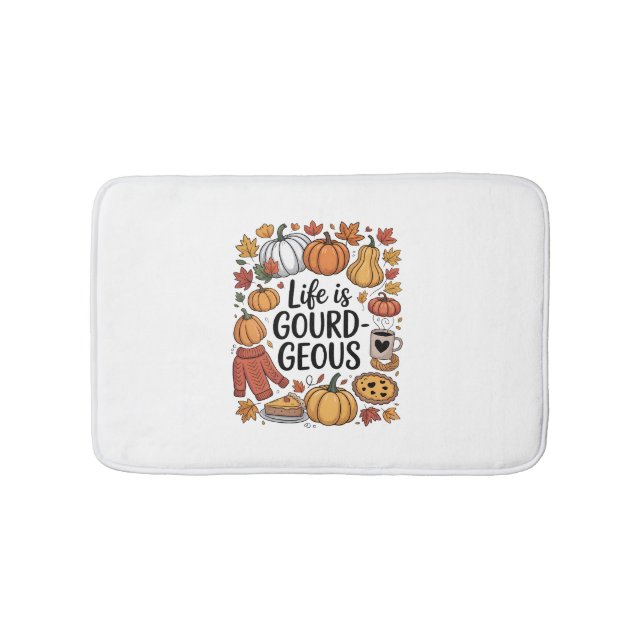 Tapis De Bain La vie est une chute gourde (Devant)