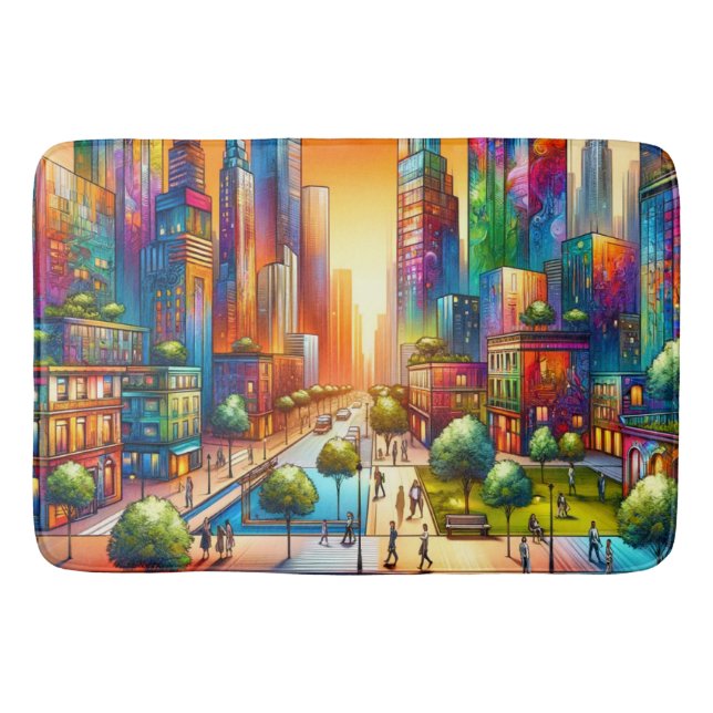 Tapis De Bain La ville (Devant)