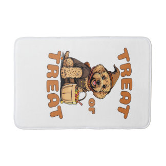 Tapis De Bain Labradoodle Halloween Dog Costume �Treat or Treat�