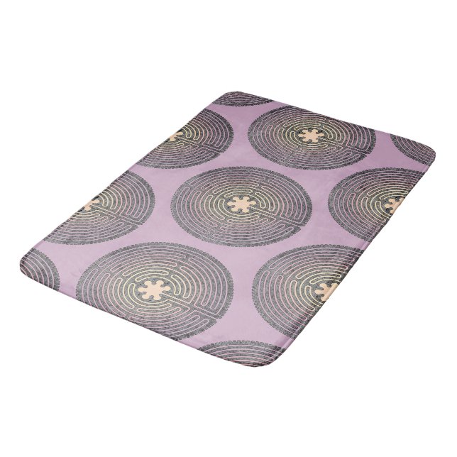 Tapis De Bain Labyrinthe (Angle)