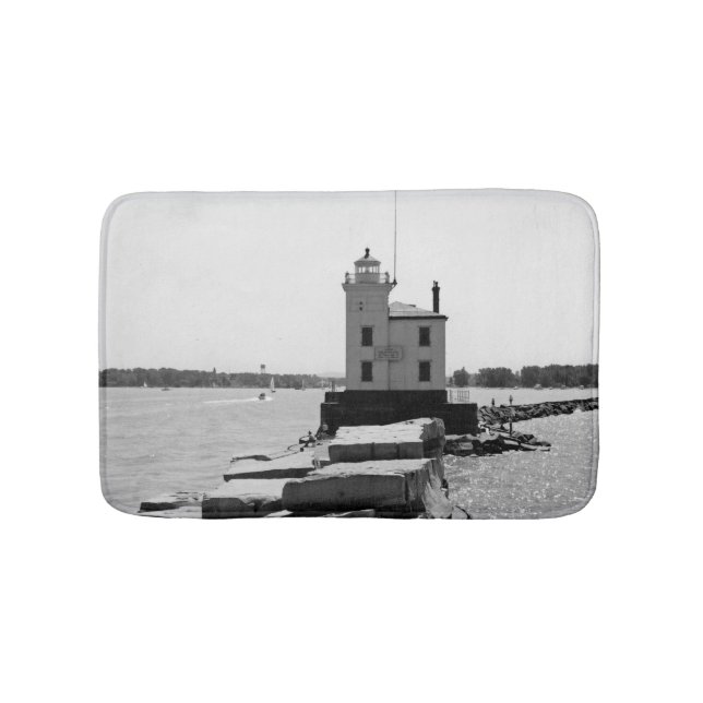 Tapis De Bain Lac Erie Lighthouse (Devant)