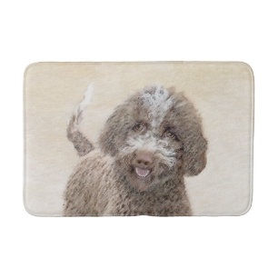 Tapis De Bain Lagotto Romagnolo Peinture - Cute Original Chien A
