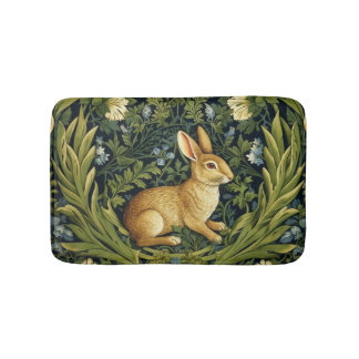 Tapis De Bain Lapin Art nouveau dans le jardin