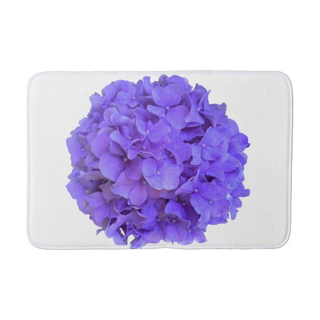 Tapis De Bain Lavande lilas violet Hydrangeas violet Fleurs (Devant)