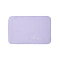 Lavande Violet Moderne Écriture Féminine Monogramm