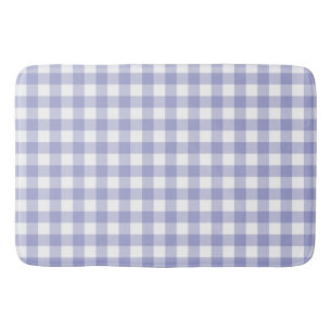 Tapis De Bain Lavande violette claire En vichy Buffalo Check Pla