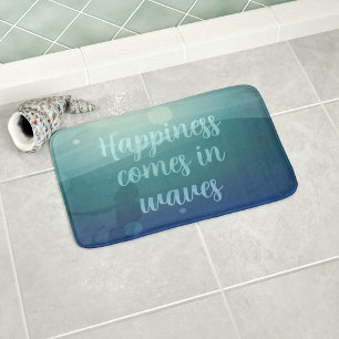 Tapis De Bain Le bonheur turquoise de la sirène vient dans les v