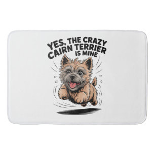 Tapis De Bain  Le Cairn Terrier fou est à moi