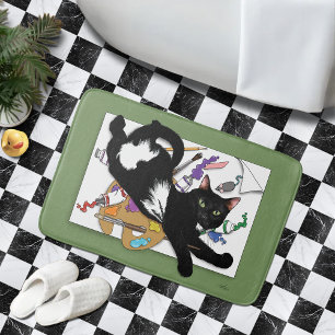 Tapis De Bain Le chat de l'artiste