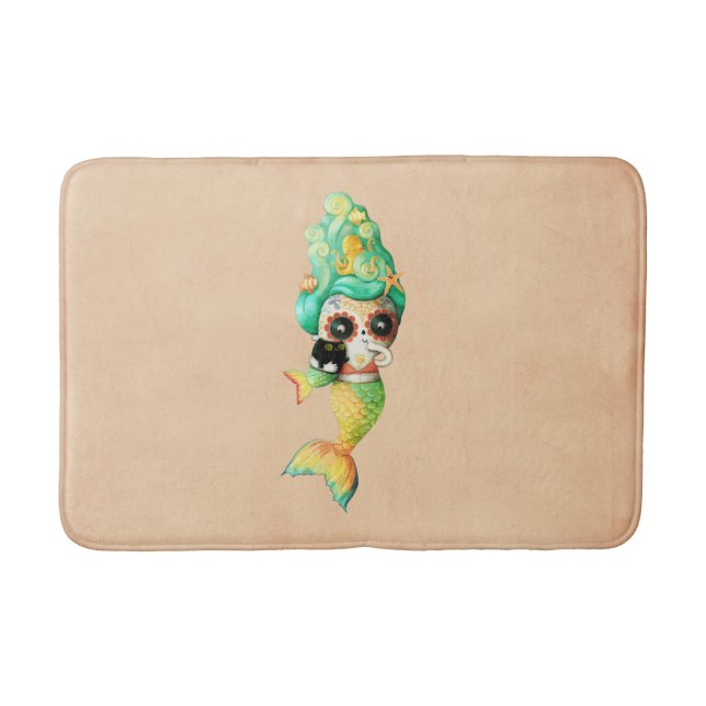 Tapis De Bain Le jour de la fille morte de sirène (Devant)