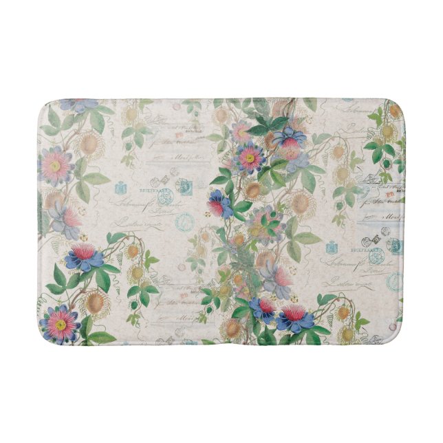 Tapis De Bain Le Plumeria tropical d'île fleurit le tapis de (Devant)