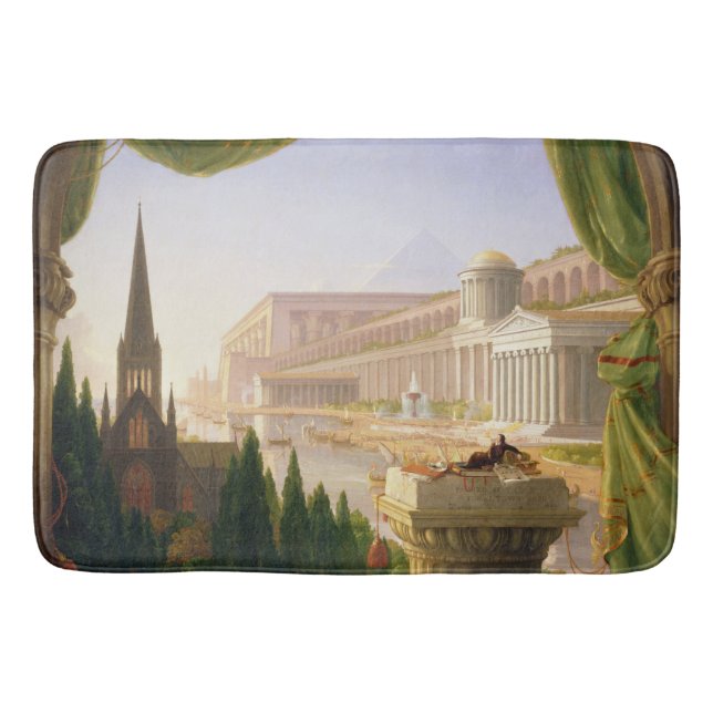 Tapis De Bain Le rêve de l'architecte (par Thomas Cole) (Devant)