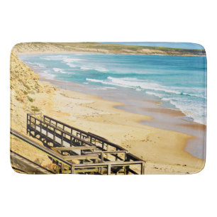Tapis De Bain Le Sable De Plage D'Or Sur Lequel Nous Marchons,