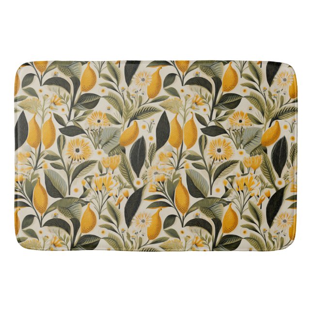 Tapis De Bain Lemon Botanical Grove (Devant)