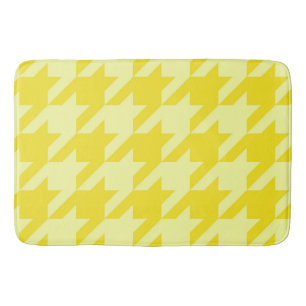Tapis De Bain Lemon Houndstooth