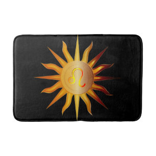 Tapis De Bain Léo Soleil Signe du zodiaque Mois de naissance Noi