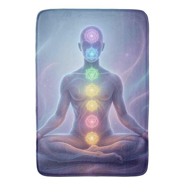 Tapis De Bain Les 7 Chakras´2 (devant Vertical)