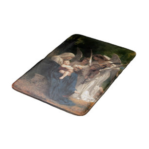 Tapis De Bain Les Anges par William Adolphe Bouguereau
