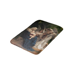 Tapis De Bain Les Anges par William Adolphe Bouguereau