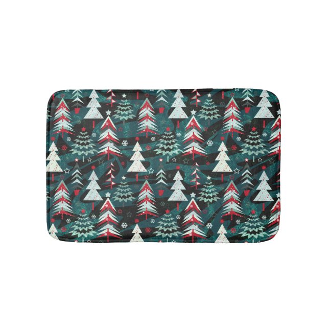 Tapis De Bain Les arbres de Noël. (Devant)