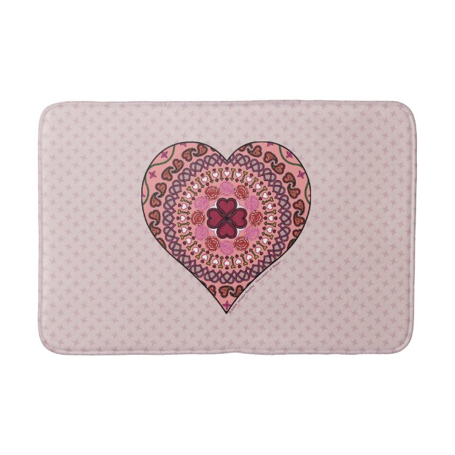 Tapis De Bain Les couches de la couche cardiaque (Devant)