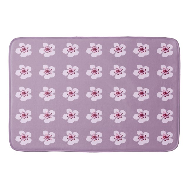 Tapis De Bain Les fleurs de cerisiers de Sakura (Devant)