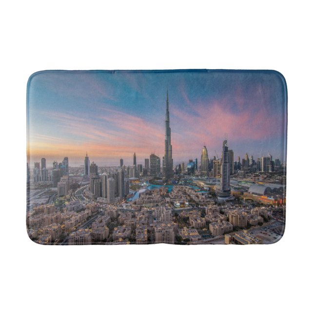 Tapis De Bain Les monuments | Ville de Dubaï (Devant)