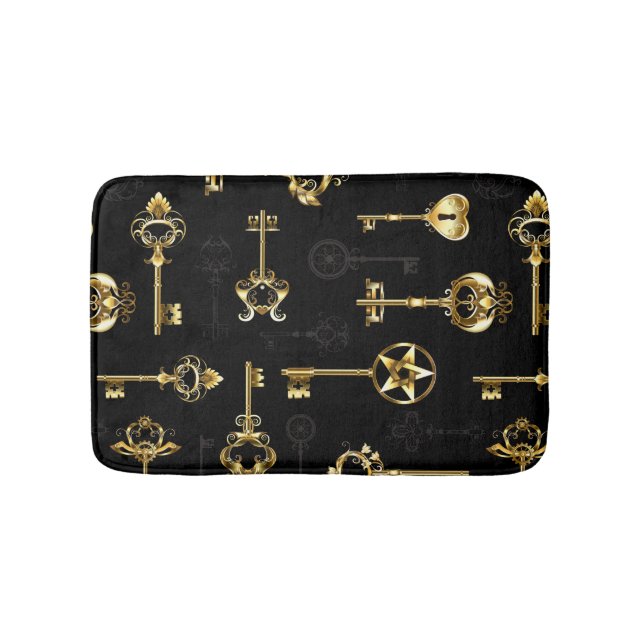 Tapis De Bain Les Patters de Seamless avec Golden Keys (Devant)