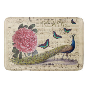 Tapis De Bain Les rêves de paon
