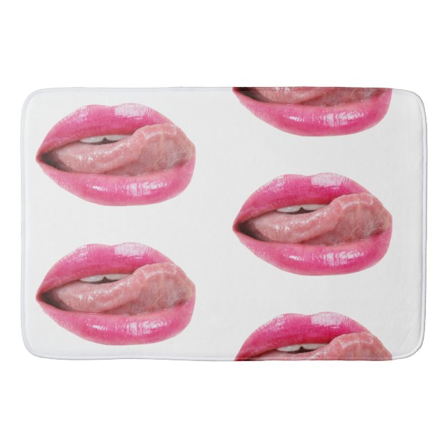 Tapis De Bain Lèvres femelles (Devant)
