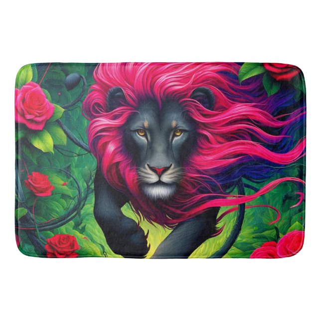 Tapis De Bain Lion Art Bath Mat (Devant)