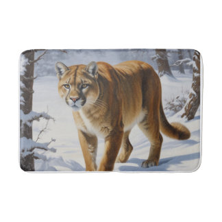 Tapis De Bain Lion de montagne
