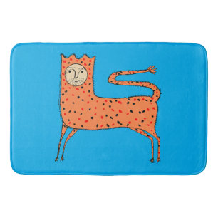 Tapis De Bain Lion primitif anglais du 18e siècle