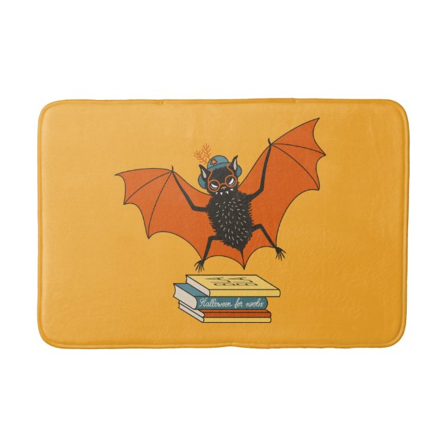 Tapis De Bain Lire Chauve-Souris | Bibliothécaire fantaisiste av (Devant)