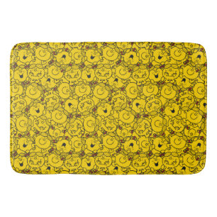 Tapis De Bain Little Miss Sunshine Fun Yellow Smiles Motif
