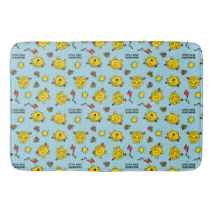 Tapis De Bain Little Miss Sunshine Motif de point Polka Turquo