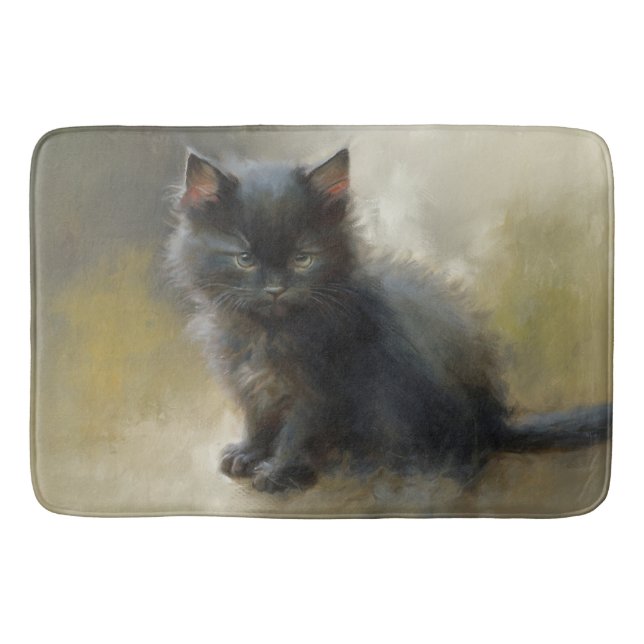 Tapis De Bain Little Shadow Black Kitten (Devant)