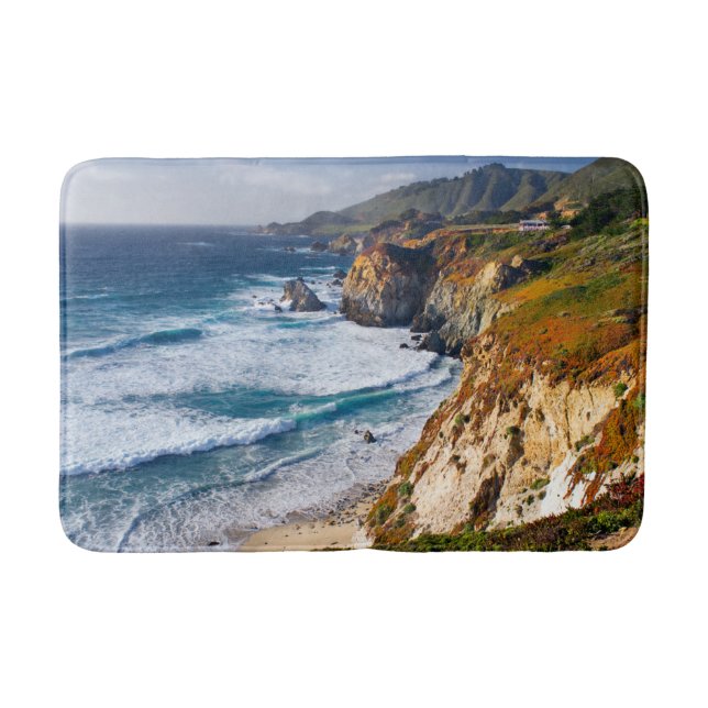 Tapis De Bain Littoral | Big Sur, Californie (Devant)