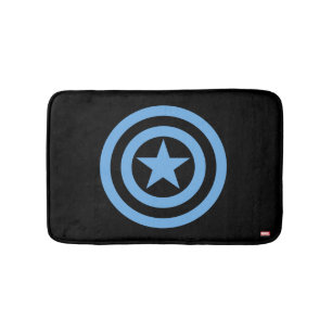 Tapis De Bain Logo de super soldat Captain America