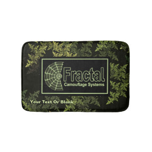 Tapis De Bain Logo des systèmes de camouflage fractal