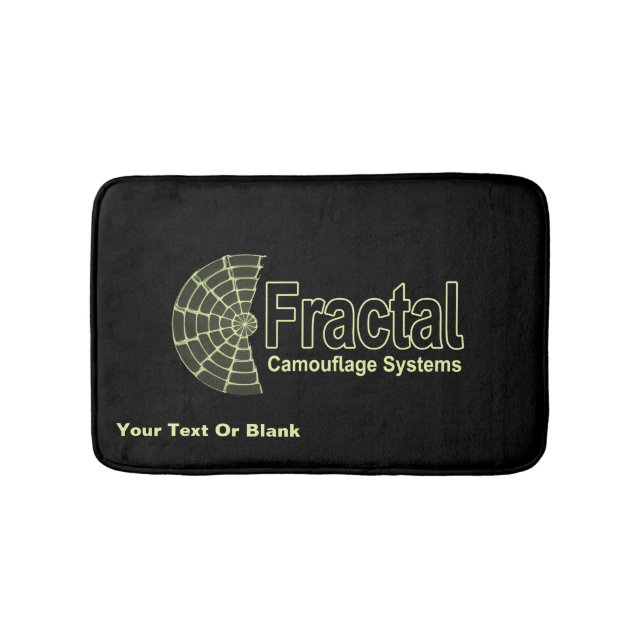 Tapis De Bain Logo des systèmes de camouflage fractal (Devant)