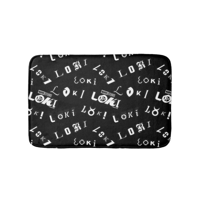 Tapis De Bain Loki Name Pattern (Devant)