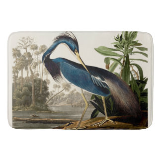 Tapis De Bain Louisiana Heron, 1834, From the Birds of America