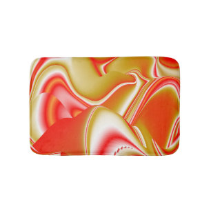 Tapis De Bain Love and Gold Abstrait 3D Rainbowart